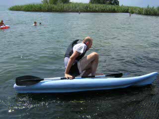 Vacanzenatura in canoa verso Dascio